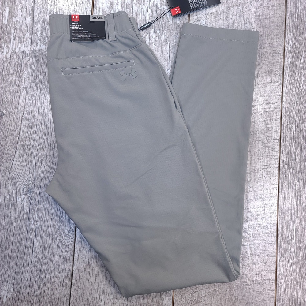 Under Armour Showdown Pant Mens 30x34 Grey Tapered Golf Trousers Athletic